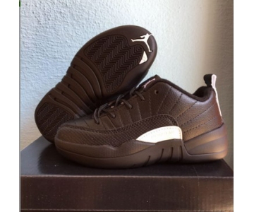 Wholesale Cheap Kids Air Jordan 12(XII) Retro Shoes Mocha/Tweed