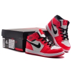 Wholesale Cheap Kids Jordan 1 Shoes Varsity Red/white-black