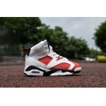 Wholesale Cheap Kids Air Jordan 6 VI Carmine White/red-black