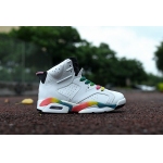 Wholesale Cheap Kids Air Jordan 6 VI Shoes White/Multi color