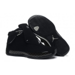Wholesale Cheap Air Jordan 18 Kid Shoes Black
