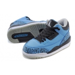 Wholesale Cheap Air Jordan 3 Kids Powder Blue Powder Blue/black
