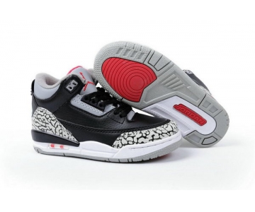 Wholesale Cheap Air Jordan III Kid Countdown pack Black/White