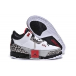 Wholesale Cheap Kids Air Jordan 3 Retro Infrared 23 white/black-red