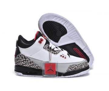 Wholesale Cheap Kids Air Jordan 3 Retro Infrared 23 white/black-red