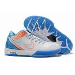 Wholesale Cheap Nike Kobe 4 Shoes White Colors