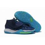 Wholesale Cheap Nike Kyrie 6 Men Shoes Black Dark Blue Sky Blue