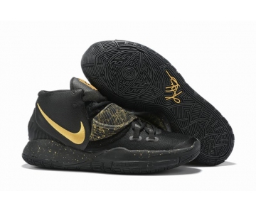 Wholesale Cheap Nike Kyrie 6 Men Shoes Black Gold