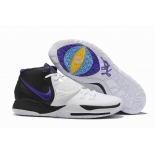 Wholesale Cheap Nike Kyrie 6 Men Shoes Black White Purple