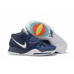 Wholesale Cheap Nike Kyrie 6 Men Shoes Dark Blue White