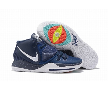 Wholesale Cheap Nike Kyrie 6 Men Shoes Dark Blue White