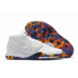 Wholesale Cheap Nike Kyrie 6 Men Shoes White Colors
