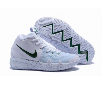 Wholesale Cheap Nike Kyire 4 White Drak Green-logo