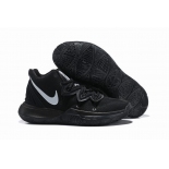 Wholesale Cheap Nike Kyire 5 All Black White-logo