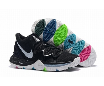 Wholesale Cheap Nike Kyire 5 Black White White-logo