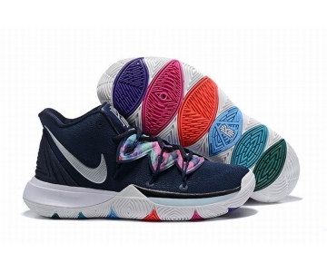 Wholesale Cheap Nike Kyire 5 Blue White-logo