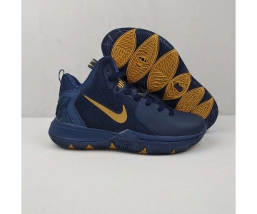 Wholesale Cheap Nike Kyire 5 Drak Blue Gold