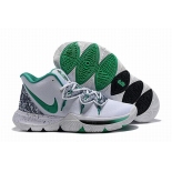 Wholesale Cheap Nike Kyire 5 White Green-logo