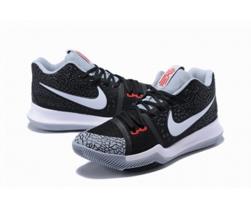 Wholesale Cheap Nike Kyire 3 Black Crack White