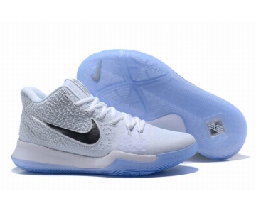 Wholesale Cheap Nike Kyire 3 White Silver