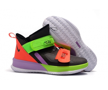 Wholesale Cheap Nike Lebron James Soldier 13 Shoes Black Colorful