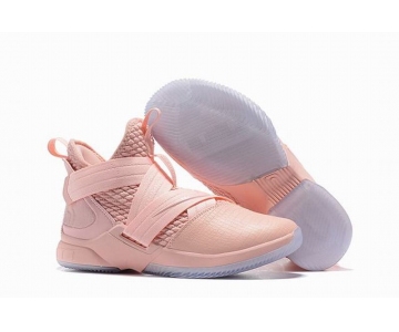 Wholesale Cheap Nike Lebron James Soldier 12 Shoes Pink