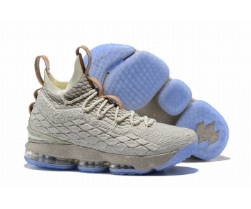 Wholesale Cheap Nike Lebron James 15 Air Cushion Shoes Champagne