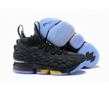 Wholesale Cheap Nike Lebron James 15 Air Cushion Shoes Charcoal Grey White