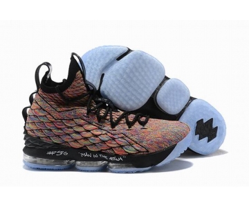 Wholesale Cheap Nike Lebron James 15 Air Cushion Shoes Colors Black