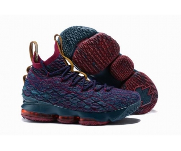 Wholesale Cheap Nike Lebron James 15 Air Cushion Shoes Knight Colors