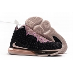 Wholesale Cheap Nike Lebron James 17 Air Cushion Shoes Black Gray Pink