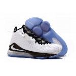 Wholesale Cheap Nike Lebron James 17 Air Cushion Shoes Black White