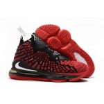 Wholesale Cheap Nike Lebron James 17 Air Cushion Shoes Red Black