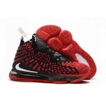 Wholesale Cheap Nike Lebron James 17 Air Cushion Shoes Red Black