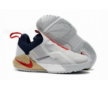 Wholesale Cheap Nike Lebron James Ambassador 11 Shoes Grey Blue Red