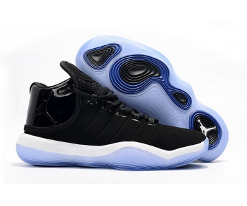 Wholesale Cheap Jordan Super.Fly 2017 Shoes Black/White-Blue