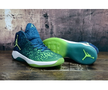 Wholesale Cheap Jordan Ultra Fly Shoes Blue/green-white
