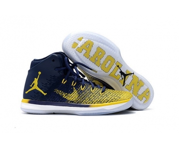 Wholesale Cheap Air Jordan 31 XXXI Shoes Blue/Yellow-White