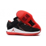 Wholesale Cheap Air Jordan 32 Low BRED Black/White-Red