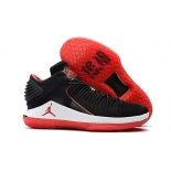 Wholesale Cheap Air Jordan 32 Low BRED Black/White-Red