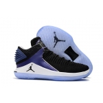 Wholesale Cheap Air Jordan 32 Low Shoes Black/Blue-White