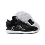 Wholesale Cheap Air Jordan 32 Low Shoes Black/White
