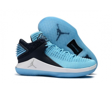 Wholesale Cheap Air Jordan 32 Low Win Like '82 Shoes UNC blue/Black-White