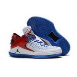 Wholesale Cheap Air Jordan 32 XXXI Low Shoes Blue/Red-White