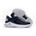 Wholesale Cheap Air Jordan 32 XXXI Low Shoes Deep Blue/White