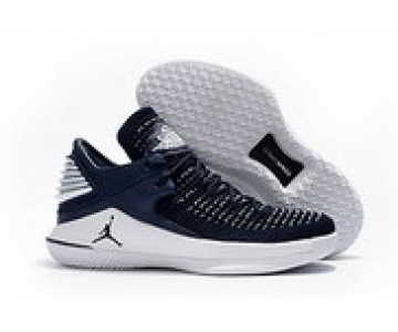 Wholesale Cheap Air Jordan 32 XXXI Low Shoes Deep Blue/White
