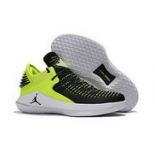 Wholesale Cheap Air Jordan 32 XXXI Low Shoes Green/Black-White