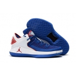 Wholesale Cheap Air Jordan 32 XXXI Low Shoes True Blue/White-Red
