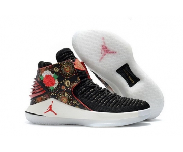Wholesale Cheap Air Jordan 32 XXXII Chinese New Year Black/White-Red