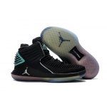 Wholesale Cheap Air Jordan XXXII Retro Shoes Black/gamma blue